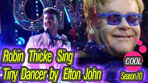 Robin Thicke Sing Tiny Dancer On Elton Johns Night Masked Singer