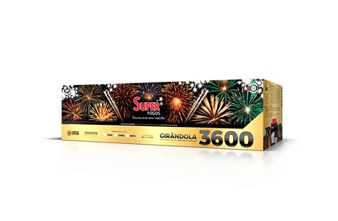 Girândola 3600 Cores Super Fogos Comemore estilo