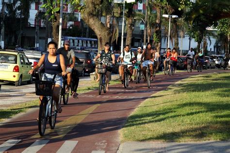 Passeio ciclístico comemora 478 anos de Santos santos e região ge