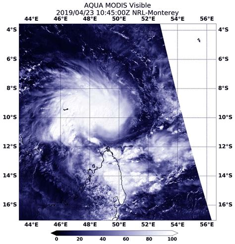 NASA Catches Formation Of Tropical Cyclone Kenneth Near Aldabra