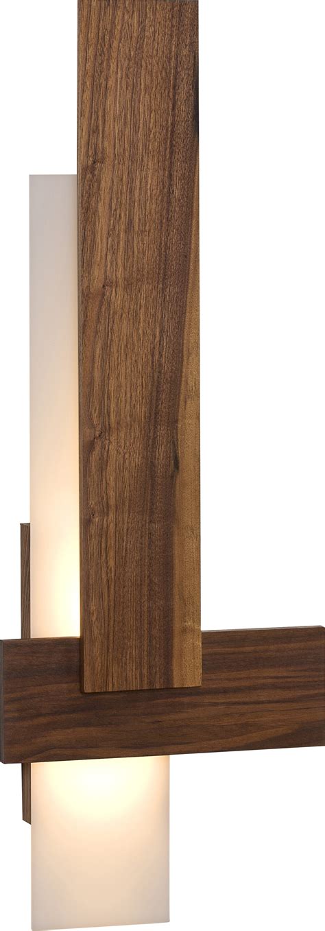 Cerno Sedo Solid Wood LED Flush Mounted Sconce Wayfair