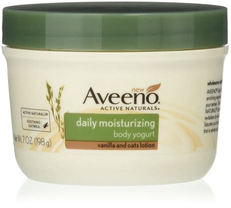 Aveeno Active Naturals Daily Moisturizing Body Yogurt Moisturizer Vanilla And Oats