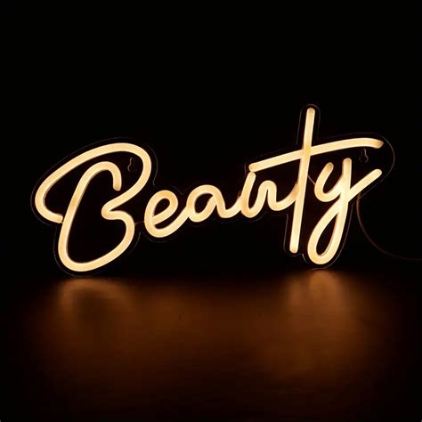 Beauty Led Neon Sign 5v Usb Powered Neon Light Switch Temu