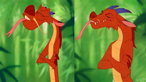 Mulan Mushu Re Draw By Salt Dog On Deviantart