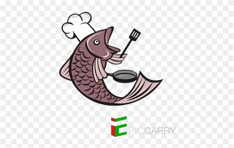 Bigger Fish To Fry Fish Chef Vector Free Transparent Png Clipart