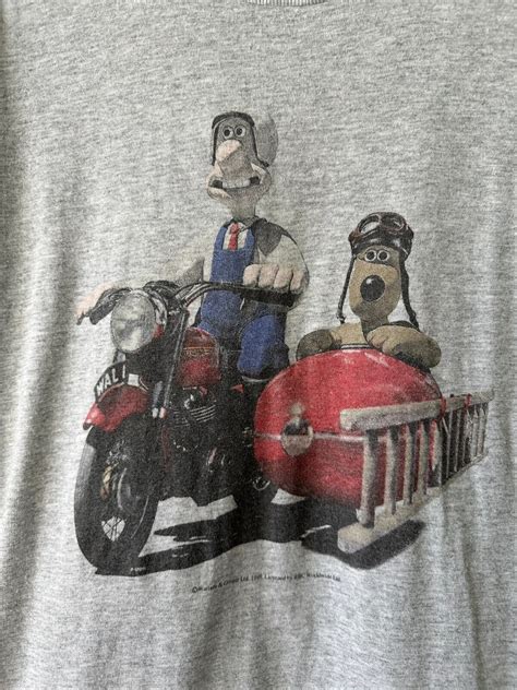 Vintage Wallace And Gromit Cartoon Movie Tee Shi Gem