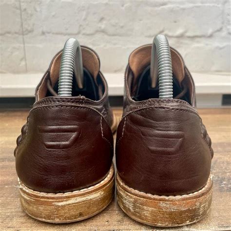 Mens Diesel Formal Shoes Soft Brown Leather Made In Depop