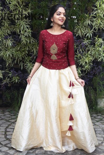 Onam Special Skirt And Top Mok111 Miracle Boutique