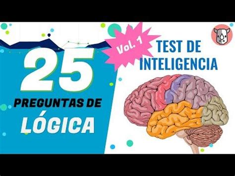 25 preguntas de lógica Test de inteligencia Nivel I YouTube