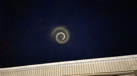 Mysterious Spiral In The Skies Over The Pacific Ocean In Videos And