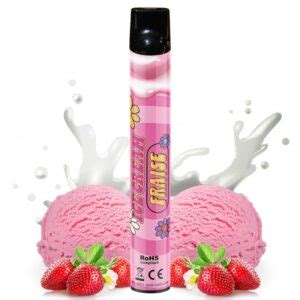 Puff Fraise 600 Puffs 0 9 Nicotine CBD MAKERS VAPE PARIS