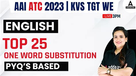 AAI ATC KVS TGT WE Preparation 2023 AAI ATC English Top 25 One