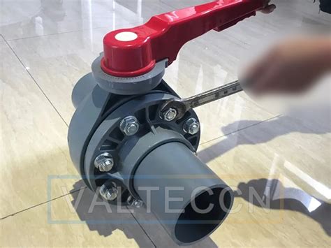 Plastic Pvc Cpvc Upvc Frpp Pvdf Pph Wafer Butterfly Valve Installation