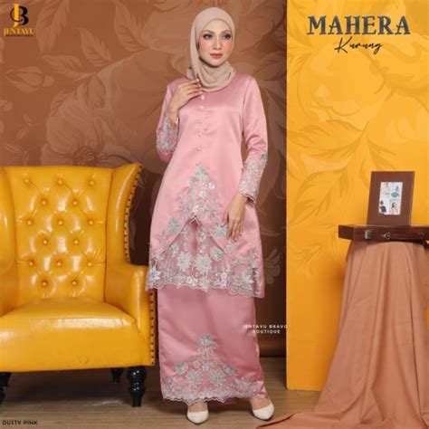 Limited Edition Mahera Kurung Pahang Modern Sulam Plus Size S Xl