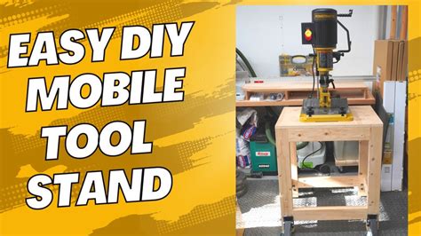 Simple Mobile Tool Stand Diy Construction Lumber And Pocket Hole Joinery Youtube