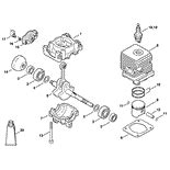 Stihl Mm Z Multi Tool Engine Mm Z Parts Diagram