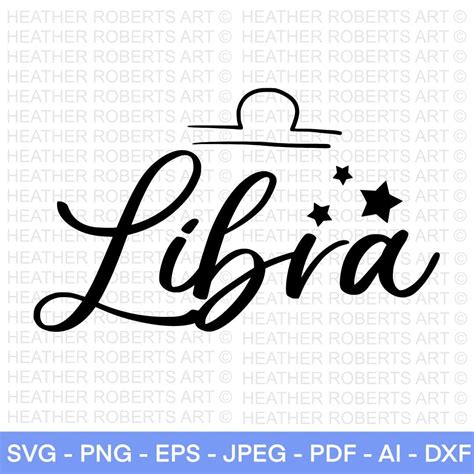 Libra Svg Zodiac Signs Svg Astrology Sign Svg Zodiac Symbol Svg