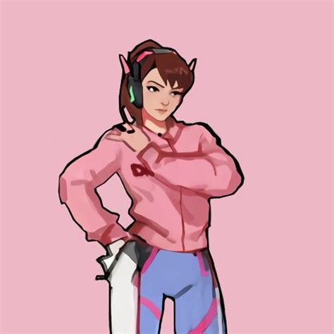 Dva Icon Dva Icons Dva Art Game Character Character Design Video