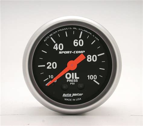 Auto Meter Oil Pressure Psi Sport Comp Autoplicity