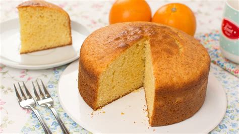 Orange Sponge Cake How To Make A Light Super Fluffy Orange Cake