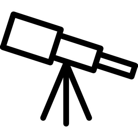 Telescope Pixel Perfect Lineal Icon