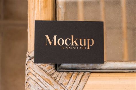 Free Gold Foil Business Card Mockup (PSD) - Psfreebies