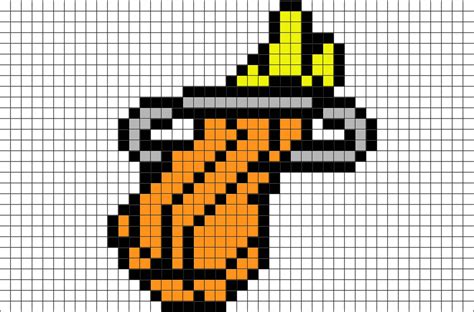 Nba Logo Pixel Art