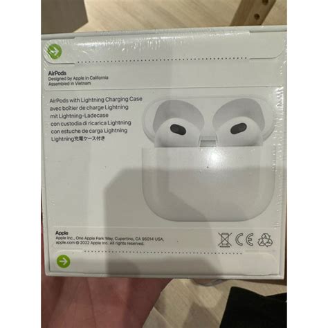 全新未拆apple Airpods 3 第三代 搭配 Lightning 充電盒 尾牙贈品 蝦皮購物