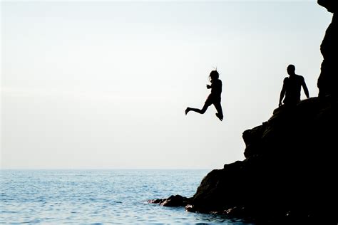 Free Images Beach Sea Coast Ocean Silhouette Wave Jumping