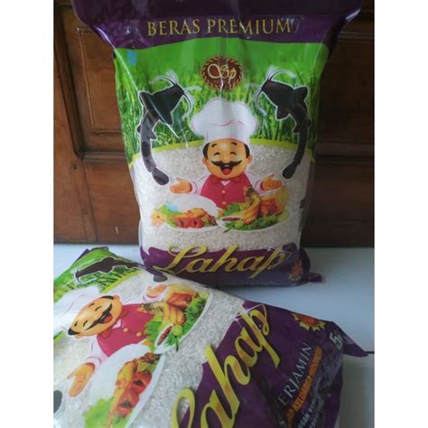 Jual Beras Premium Lahap 5 Kg Beras Kualitas Terjamin 5kg Shopee