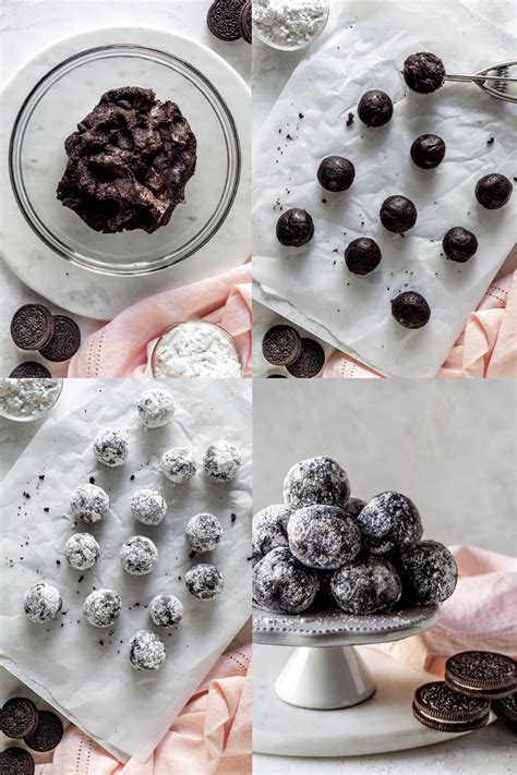 Snowball OREO Cookie Balls Easy No Bake Dessert