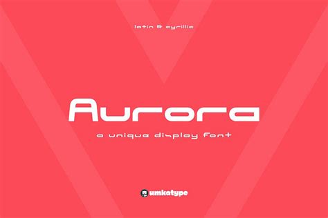 Aurora Font by Fonts Design on Dribbble