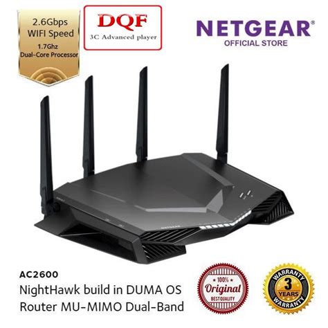 Netgear Xr Ac Dual Band Nighthawk Pro Wifi Gaming Router