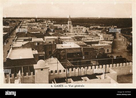 General view of Gabes, Tunisia, North Africa Stock Photo - Alamy