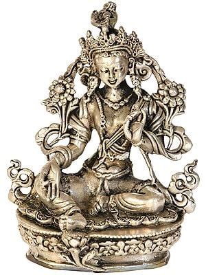 Goddess Green Tara Tibetan Buddhist Exotic India Art