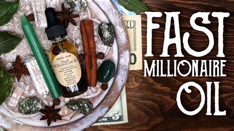 Fast Millionaire Oil Recipe And Money Spell Magical Crafting