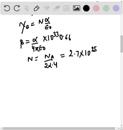 Solvedthe Clausius Mossotti Equation Prob 441 Tells You How To