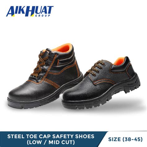 Steel Toe Cap Safety Shoe With Steel Toe Cap Low Cut Mid Cut