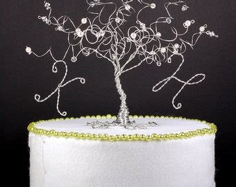 Same Sex Wedding Cake Topper Custom Wire Tree Sculpture With