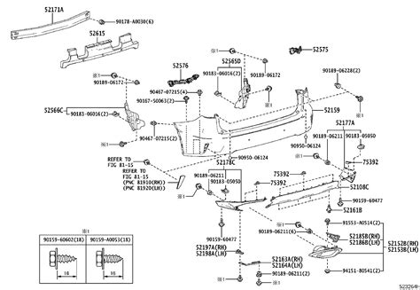 Lexus Rx Front Bumper Parts Diagram