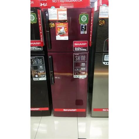 KULKAS SHARP SJ 326GC SR 2 PINTU Murah Garansi Resmi Promo Hanya