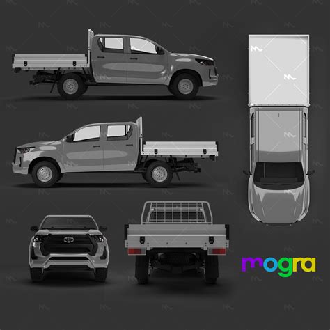 2022 Toyota Hilux Workmate Doublecab Premium Template Motorsport Graphics