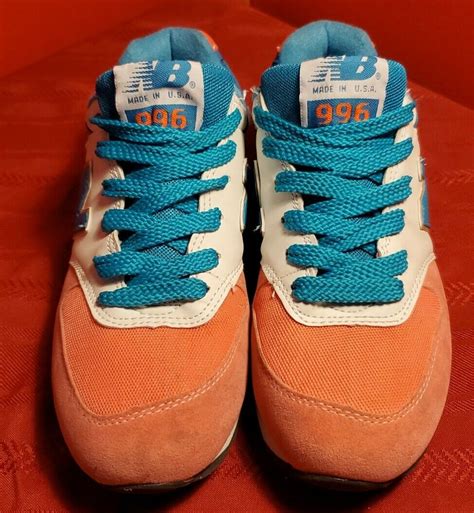 New Balance 996 Pink Blue White Women Shoes Size 7.5 - Gem