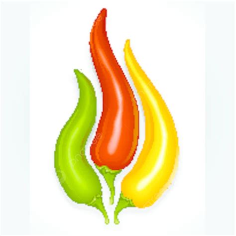 Fireshaped Hot Chili Pepper Red Fire Cuisine Vector Red Fire Cuisine Png And Vector With