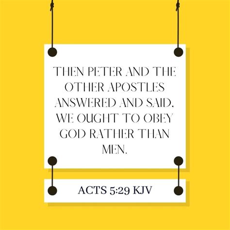 Acts 5 29 Bible Verse Of The Day