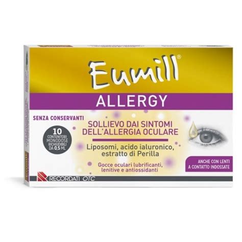 Eumill Allergy Gocce Oculari 10 Fl Farmacia Loreto