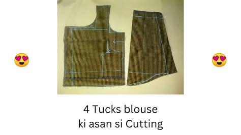 Tucks Blouse Cutting Perfect Tucks Blouse