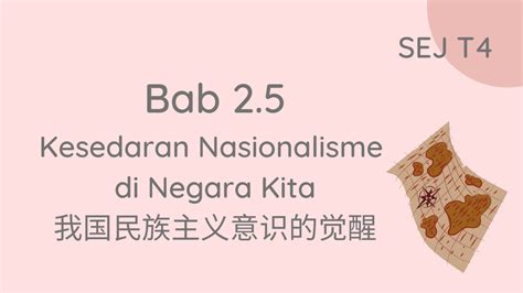 Sejarah Tingkatan 4 Bab 2 5 Kesedaran Nasionalisme di Negara Kita 我国民族