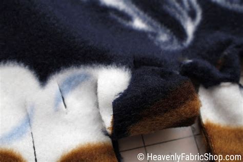 No Sew Fleece Shawl Tutorial Heavenly Fabric Shop