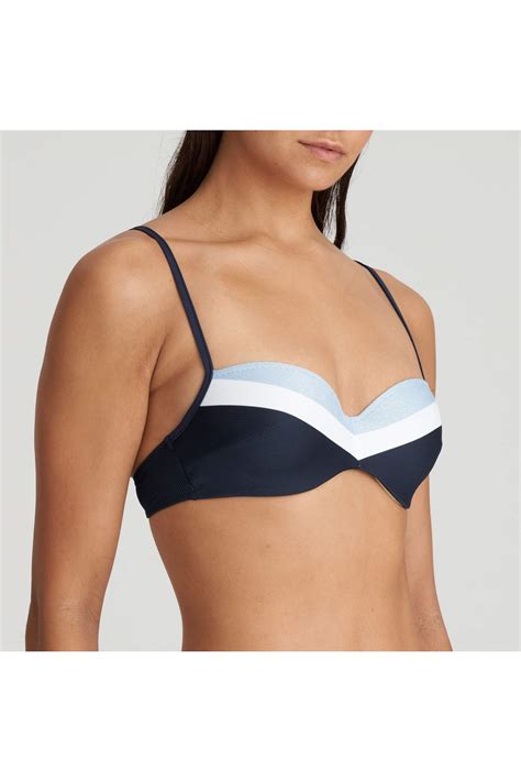 Bikini Azul Marino Con Relleno Unas Con Descuento Bikini Con Relleno